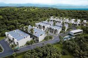 Area around townhouse in Choeng Thale
