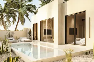 ภายนอกของวิลล่า ในเกาะแก้ว