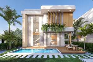 Exterior of villa in Si Sunthon