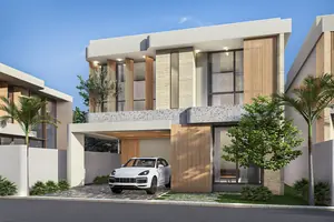 Exterior of villa in Si Sunthon