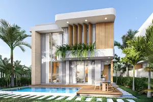Exterior of villa in Si Sunthon