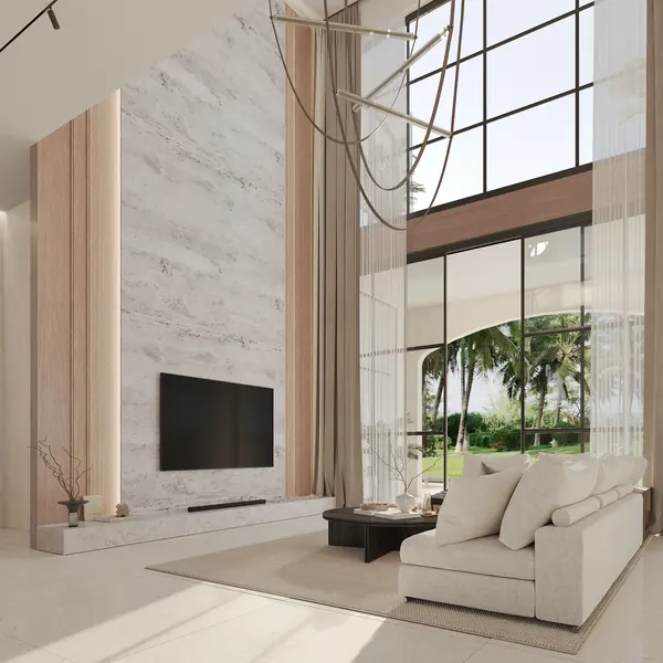Interior of villa in Chalong