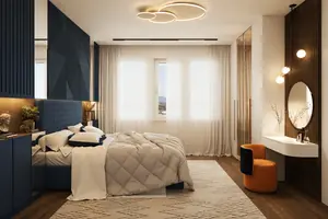 Interior of townhouse in Choeng Thale