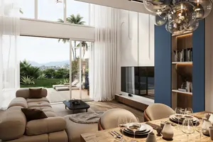 Interior of townhouse in Choeng Thale