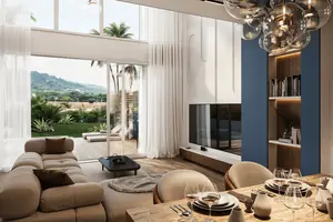 Interior of townhouse in Choeng Thale