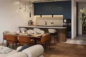 Interior of townhouse in Choeng Thale