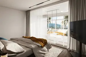 Interior of townhouse in Choeng Thale