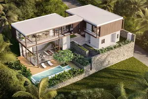 Exterior of villa in Choeng Thale