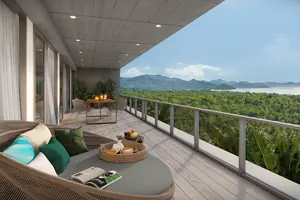Garden of condo in Bangtao