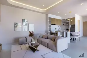 Living room of villa in Si Sunthon