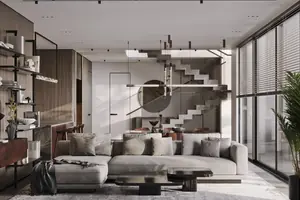 Living room of villa in Karon