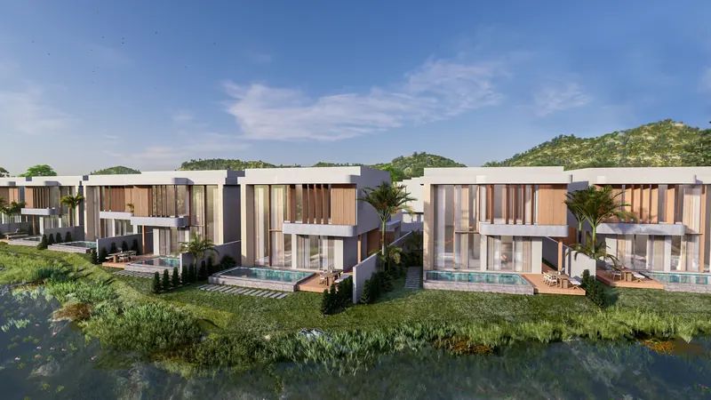 View from villa in Si Sunthon