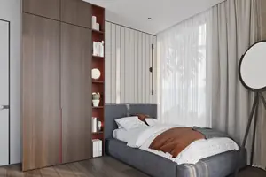Bedroom of villa in Karon