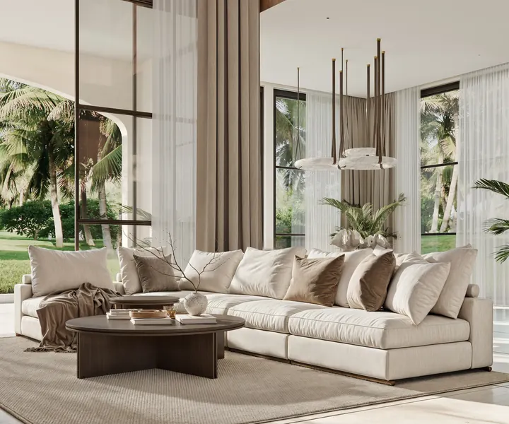 Interior of villa in Chalong