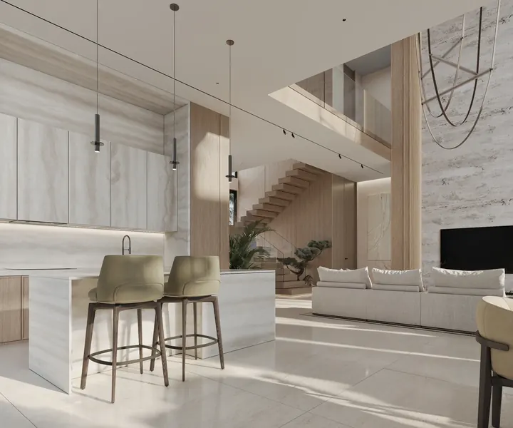 Interior of villa in Chalong