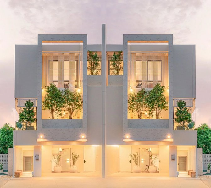 วิลล่าสองชั้นพร้อม 4 ห้องนอนและสระว่ายน้ำส่วนตัวในพื้นที่ของกะทู้,ภูเก็ต