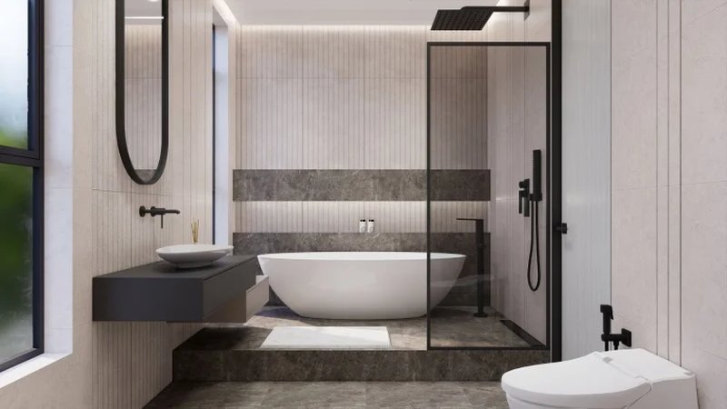 Two-storey villa with 4 bedrooms and a swimming pool 950 meters from Rawai Beach, Phuket in Orbita Villa-Town complex