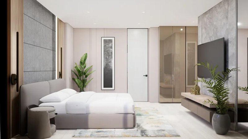 Two-storey villa with 4 bedrooms and a swimming pool 950 meters from Rawai Beach, Phuket in Orbita Villa-Town complex