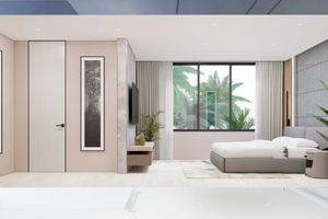 Two-storey villa with 4 bedrooms and a swimming pool 950 meters from Rawai Beach, Phuket in Orbita Villa-Town complex