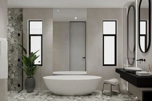 Two-storey villa with 4 bedrooms and a swimming pool 950 meters from Rawai Beach, Phuket in Orbita Villa-Town complex