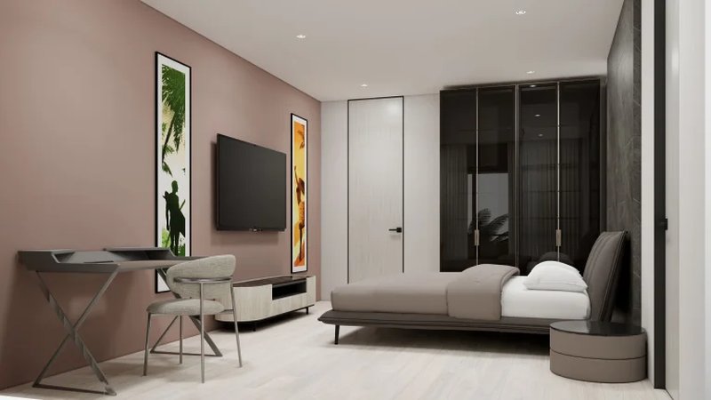 Two-storey villa with 4 bedrooms and a swimming pool 950 meters from Rawai Beach, Phuket in Orbita Villa-Town complex