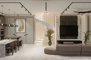 Two-storey villa with 4 bedrooms and a swimming pool 950 meters from Rawai Beach, Phuket in Orbita Villa-Town complex