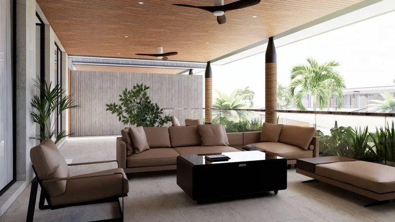 Two-storey villa with 4 bedrooms and a swimming pool 950 meters from Rawai Beach, Phuket in Orbita Villa-Town complex