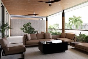 Two-storey villa with 4 bedrooms and a swimming pool 950 meters from Rawai Beach, Phuket in Orbita Villa-Town complex