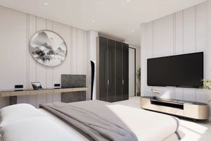 Two-storey villa with 4 bedrooms and a swimming pool 950 meters from Rawai Beach, Phuket in Orbita Villa-Town complex