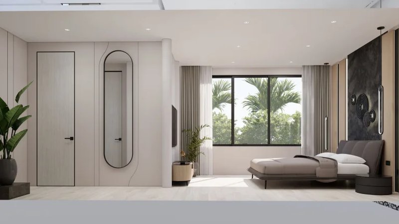 Two-storey villa with 4 bedrooms and a swimming pool 950 meters from Rawai Beach, Phuket in Orbita Villa-Town complex