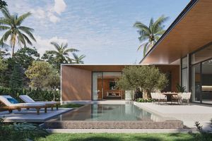 3 Bedroom Villa with private pool in Talang, Phuket at Botanica Wisdom