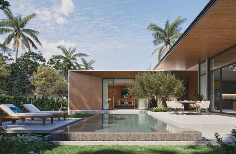 3 Bedroom Spring Villa with Private pool in Talang Area, Phuket at Botanica Four Seasons