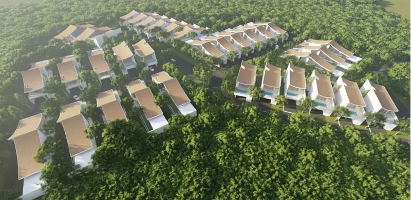 Exterior of condo in Si Sunthon