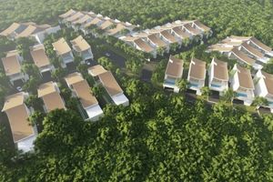 Two-storey villa with 4 bedrooms and a swimming pool in Talang area, Phuket in The Trinity Village