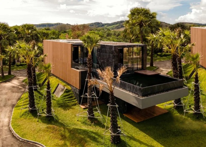 Two-storey 3 bedroom villa with private pool in Talang area, Phuket at The Victory