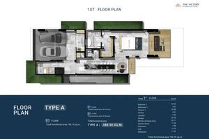 Two-storey 3 bedroom villa with private pool in Talang area, Phuket at The Victory