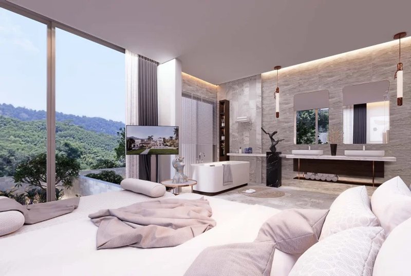 Two-storey villa with private pool 5 minutes from Patong Beach, Phuket in Tropical Heights Villas Patong