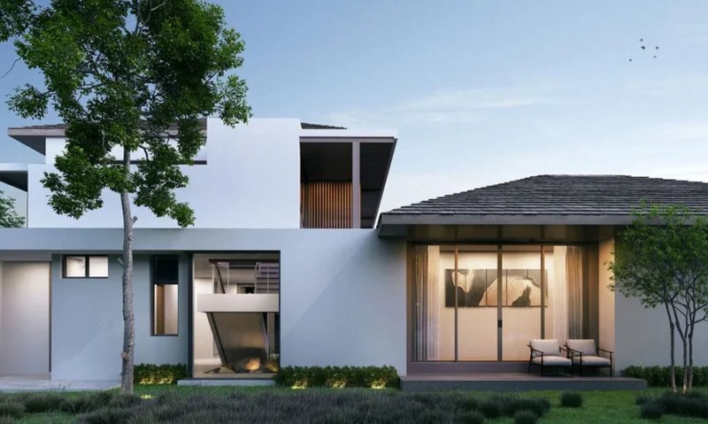 Двухэтажная вилла с 3 спальнями и бассейном в районе Чернг Талай, Пхукет в Villa Maya