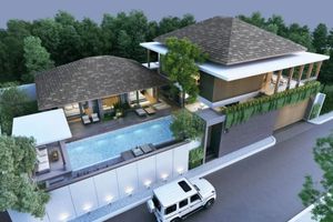 Двухэтажная вилла с 3 спальнями и бассейном в районе Чернг Талай, Пхукет в Villa Maya