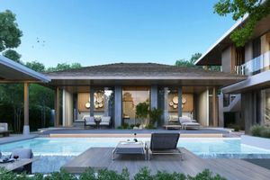 Двухэтажная вилла с 3 спальнями и бассейном в районе Чернг Талай, Пхукет в Villa Maya