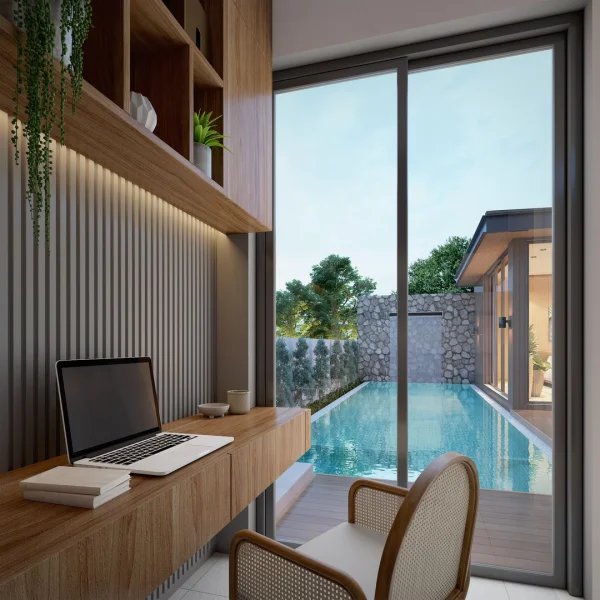 3 Bedroom Villa with Private pool in Talang Area, Phuket at Patina Courtyard