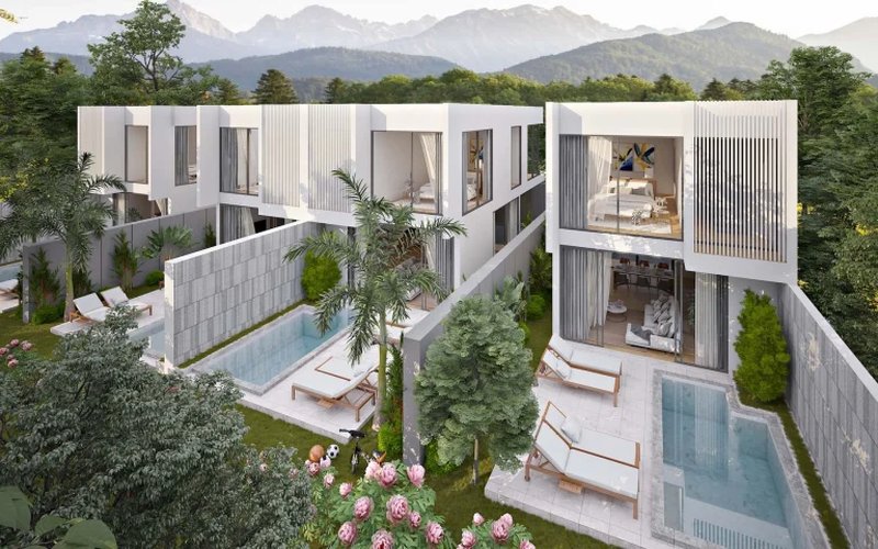 Two-storey villa with private pool 5 minutes from Patong Beach, Phuket in Tropical Heights Villas Patong