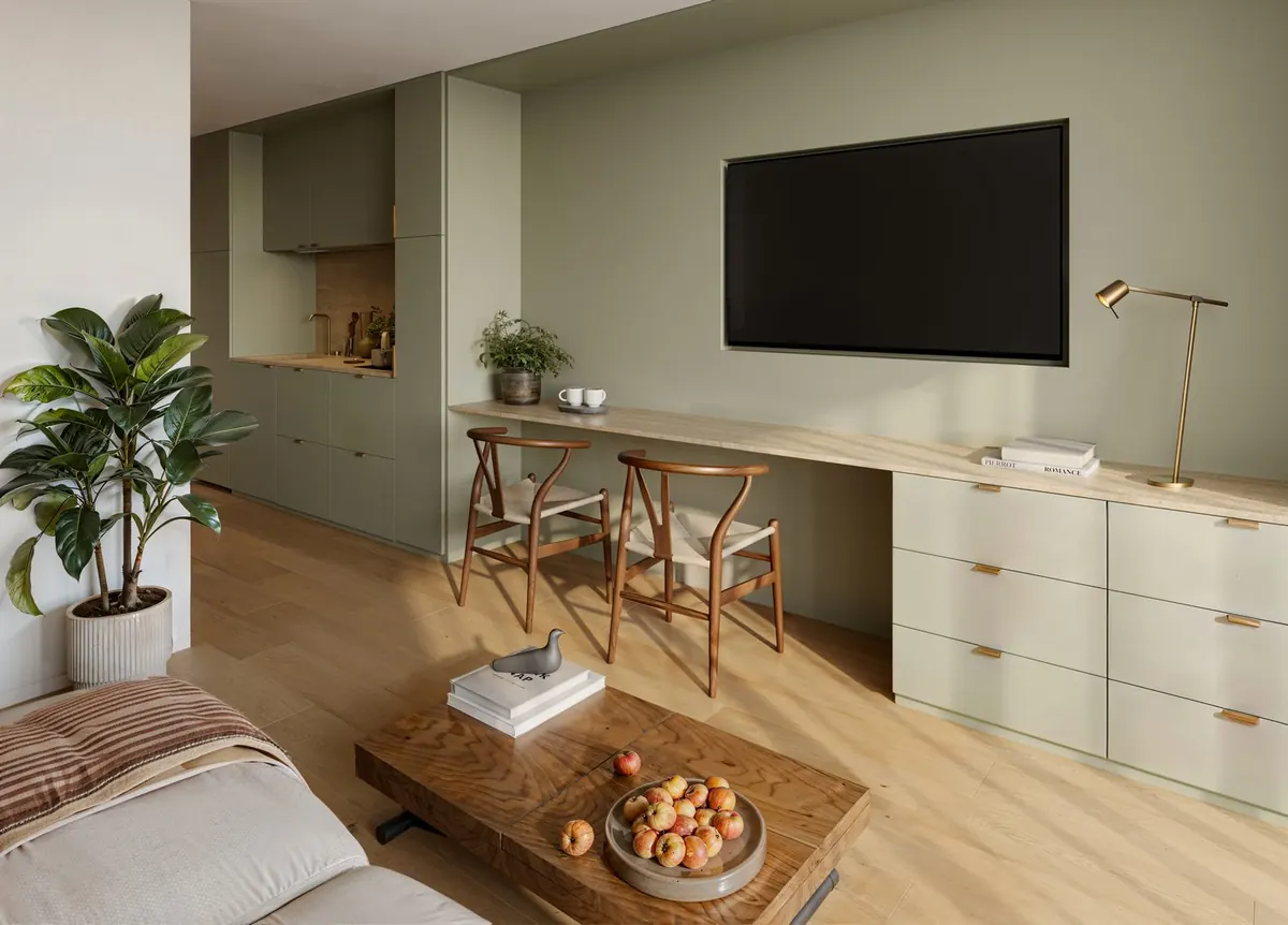 Интерьер студии в Serene Condo Layan The Momentum Phuket