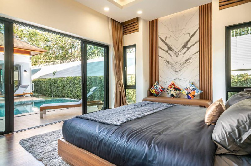 Вилла Kiri Buddha Phuket спальня