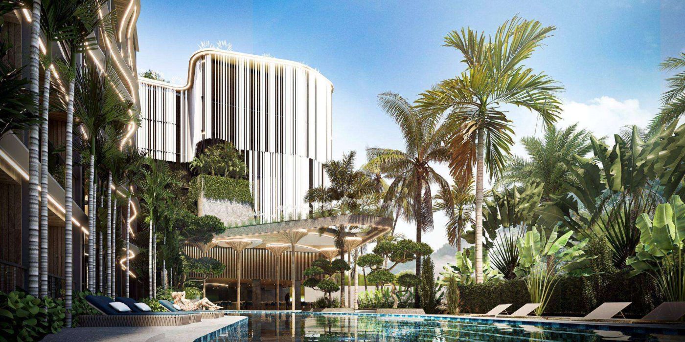 Vega Condominium Phuket Thailand. The new complex is 10 minutes from Bang Tao beach