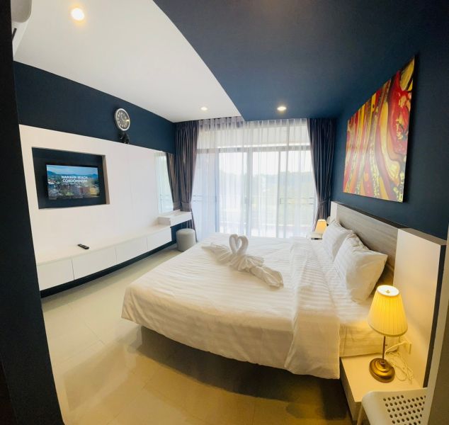 Nai Harn Beach Condo интерьер спальни