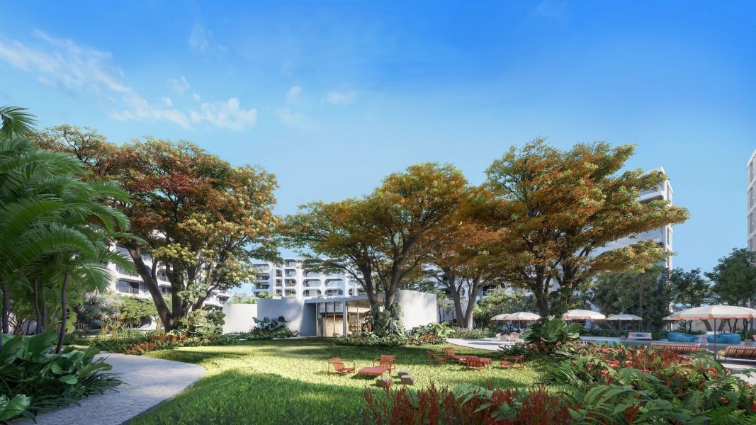 Угловые апартаменты с 2 спальнями в жилом комплексе The Standard Residences рядом с Laguna Phuket на Банг Тао сад