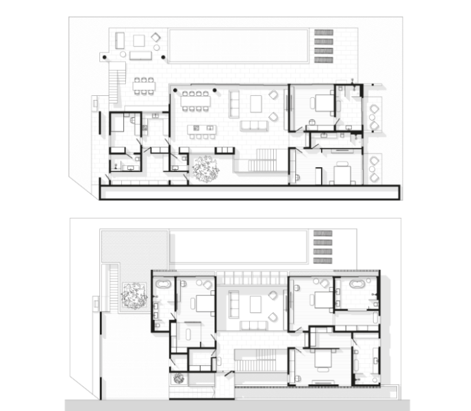 Двухэтажная вилла с бассейном в комплексе Canopy Hills Villas в районе Ко Каео, Пхукет планировка