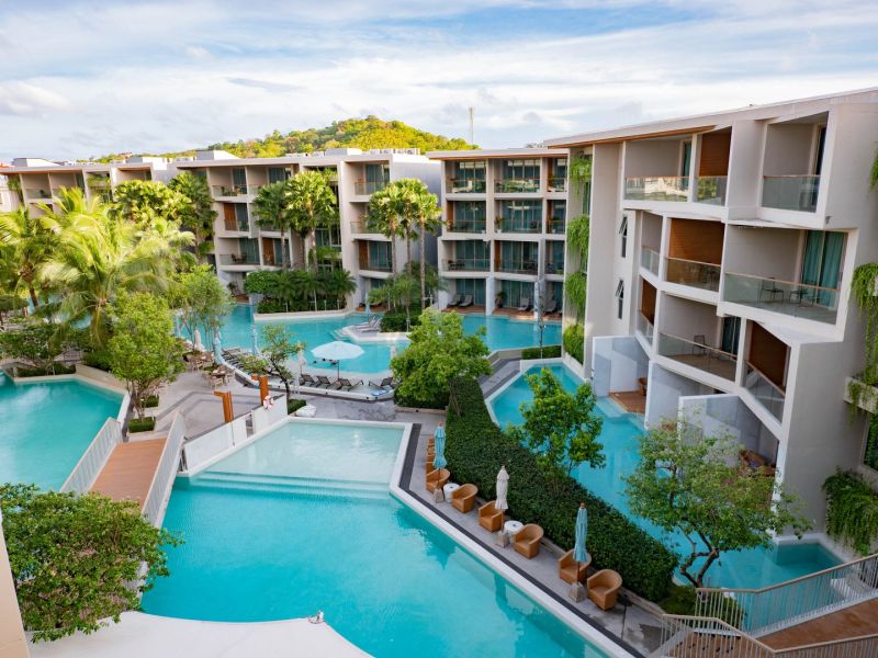 Апартаменты с 1 спальней в Wyndham Grand Nai Harn Beach Phuket в 800 м от пляжа Най Харн, Пхукет